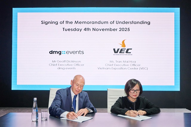 Trung tâm triển lãm Việt Nam (VEC) và dmg events hợp tác ra mắt hội nghị - triển lãm năng lượng toàn cầu